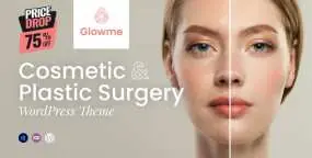 GlowME化妆品公司和整形医院网站WordPress主题V1.0.1