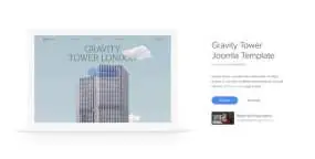 Gravity Tower房地产和建筑公司网站模板Joomla5主题