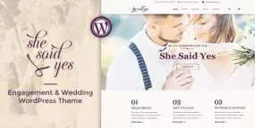 SheSaidYes婚纱摄影和婚庆公司WordPress主题