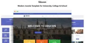 JS Educon 4.0.1 教育机构|在线学习课程网站Joomla模板