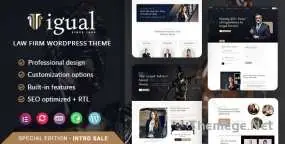 Igual(v2.0.2)律师事务所网站模板WordPress主题