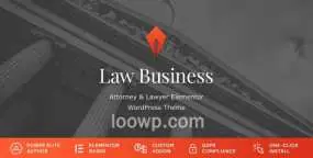 LawBusiness(v2.2.1)私人律师和律师事务所网站WordPress主题