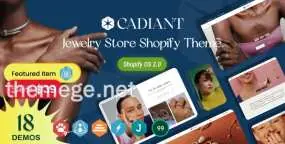 Cadiant珠宝首饰销售网站模板Shopify主题v1.2