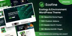 Ecofine(v1.1.4)10首页生态环保机构WordPress主题