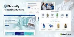 Pharmify(v1.1)药品和保健品销售商城Shopify主题
