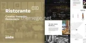 Ristorante(v3.0) 豪华餐厅&休闲酒吧网WordPress主题
