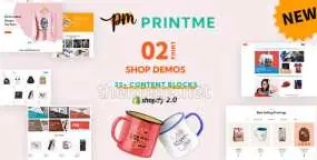 Printme(v1.0)定制产品设计&打印网店SHopify主题