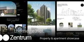 Zentrum破解版(v1.0) 公寓楼盘房地产展示网WordPress主题