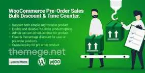 WooCommerce Pre-Order Sales(v2.1.11)预售&批量折扣插件