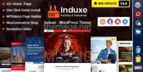 Induxe WordPress主题_太阳能发电厂&钢铁厂网站