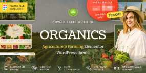 Organics(v1.0.1)农业和有机食品农场WordPress主题
