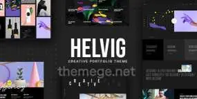 Helvig破解版(v1.0.1)高端品牌设计企业网站模板WordPress主题