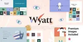 Wyatt(v1.0.1)包装设计&插画设计网WordPress主题