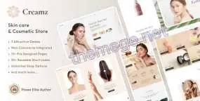 Creamz WordPress主题_化妆品跨境电商独立站模板