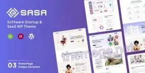SaSa(v1.0.5)软件开发企业网站模板WordPress主题