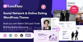 LoveDate破解版v3.5.1 | LGBT在线约会交友平台WordPress主题