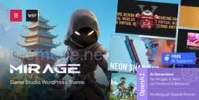 Mirage v1.0 | 网络游戏开发工作室网站WordPress主题