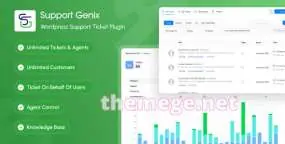 Support Genix Pro汉化版V1.8.23 | 支持工单系统WordPress插件