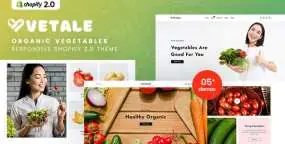 Vetale生鲜果蔬电商网站Shopify主题