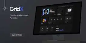 Gridx主题v4.3.1_极简个人作品集WordPress主题