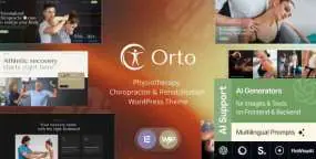 WordPress主题Orto破解版_理疗康复机构网站模板
