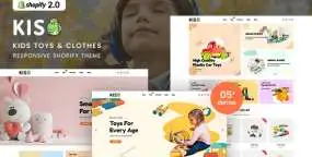 Kiso Shopify主题_童装/母婴用品/玩具电商模板