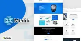 Medik医院设备医疗用品跨境电商Shopify外贸主题