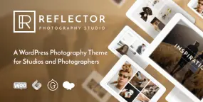 Reflector全屏风格摄影作品集/工作室/摄影师WordPress主题V1.3.1