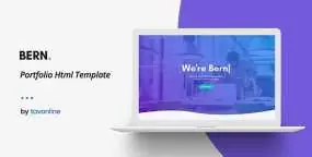Bern v1.0-自适应简洁创意作品集HTML5模板