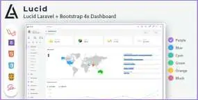 Lucid Laravel 1.0.30.05-Bootstrap 4管理面板HTML5模板