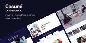 Casumi v1.0.2-面向金融/咨询公司的干净现代HTML5模板