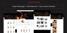 Vine Yard v1.0-在线葡萄酒商店/餐厅/美食/博客HTML5模板