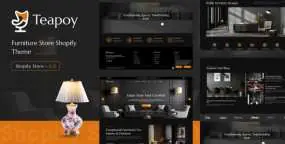Teapoy 1.3 Shopify家具装饰品跨境电商主题