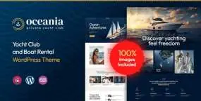 Oceania游艇俱乐部WordPress主题 | 游艇租赁建站方案
