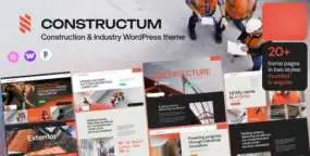 Constructum破解版_WordPress主题_建筑工程网站模板