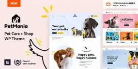 PetMania WordPress主题_宠物用品电商网站模板