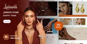 Larana婚庆珠宝首饰定制网站Shopify主题