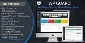 WP Guard汉化版V2.5.1 安全防护防火墙WordPress插件 无错修复版