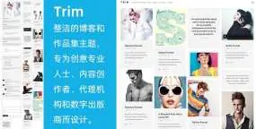 WordPress主题 Trim 瀑布流博客作品集主题